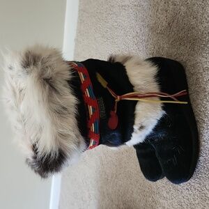 Vintage Tecnica Boots/Mukluks Skandia Nero Size 38